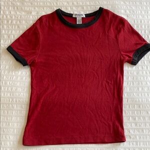 RSQ Red Tee with Black Trim